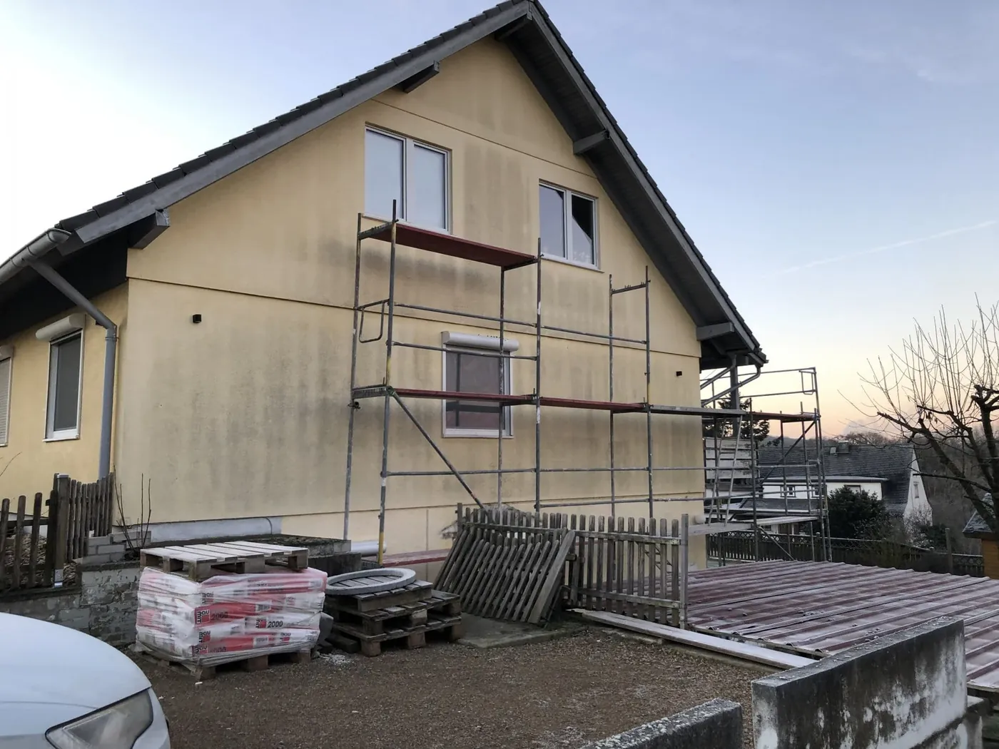 Ravalement de façade d'une maison individuelle à Orléans
